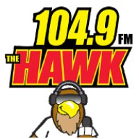 104.9 The Hawk logo