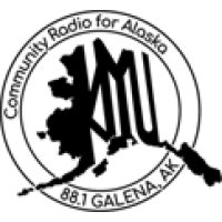 KIYU-FM 88.1 "Big River Public Broadcasting" Galena, AK logo