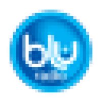 Blu Radio, señal nacional (HJCK, 89.9 MHz FM, Bogotá / HJN42, 96.3 MHz, San Martín, Meta / HJH87, 103.1 MHz, Paipa, Boyacá / HJOM, 1090 KHz, Cartagena de Indias / HJM47 103.1 MHz, Algeciras, Huila / HJQ43, 94.1 MHz, Bugalagrande, Valle del Cauca) logo