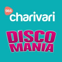 98.6 charivari Discomania logo