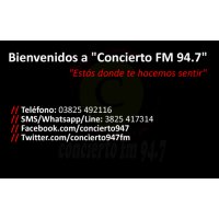 Concierto FM 94.7 logo