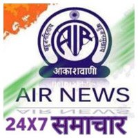 All India Radio News 24X7 logo