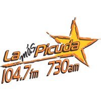 LA MÁS PICUDA 104.7 (Parral) - 104.7 FM - XHEHB-FM - Radiorama Parral - Hidalgo del Parral, Chihuahua logo