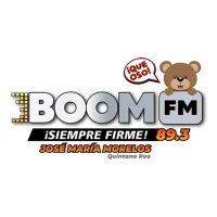 BOOM FM 89.3 (José María Morelos) - 89.3 FM -XHCCBP-FM - Cadena Boom FM - José María Morelos, Quintana Roo logo
