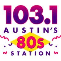 103.1 KVET Auston's 80's station logo