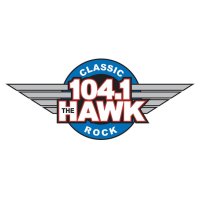 104.1 The Hawk logo