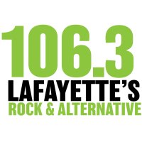 106.3 Lafayette's Rock & Alternative logo