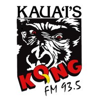 KQNG Kauai's Kong Radio 93.5 FM logo