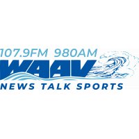 WAAV 107.9 FM & 980 AM The Wave logo