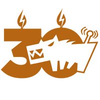 The Wolf 104.9 (CFWF) logo