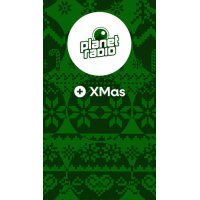 planet radio plus Xmas logo