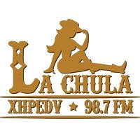 98.7 La Chula (Ensenada) - 98.7 FM - XHPEDV-FM - Grupo Uvizra - Ensenada, Baja California logo
