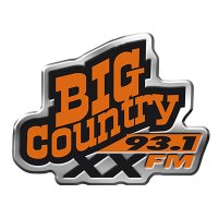 CJXX-FM "Big Country 93.1"  Grand Prairie, AB logo