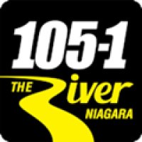 CJED-FM "105.1 The River" Niagara Falls, ON logo