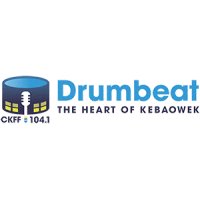 CKFF 104.1 "Drumbeat Radio" Kipawa, QC logo