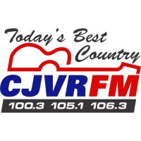 CJVR-FM 105.1 Melfort, 100.3 Humboldt, 106.3 Waskesiu, SK logo