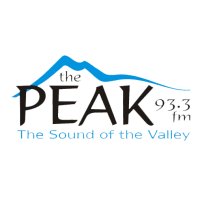 CJAV-FM "The Peak 93.3" Port Alberni, BC logo