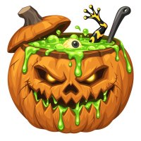 HalloweenRadio.com Cauldron logo