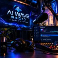 AI WAVE RADIO logo