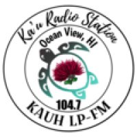 KAUH 104.7 "Ka'u Radio" Ocean View, Hawaii logo